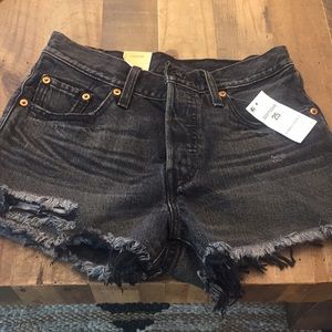 Levi’s 501 shorts - washed black
